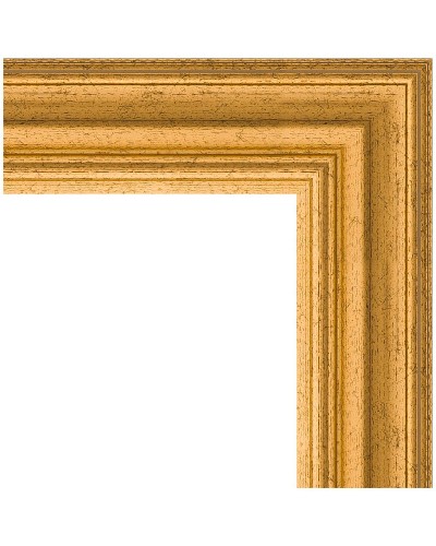 Зеркало Evoform Definite 156х76 BY 1121 в багетной раме - Состаренное золото 67 мм