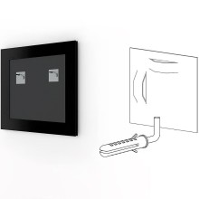 Зеркало Evoform Definite 58х58 BY 0604 в багетной раме - Махагон 22 мм