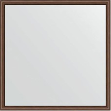 Зеркало Evoform Definite 58х58 BY 0603 в багетной раме - Орех 22 мм