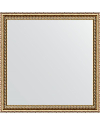 Зеркало Evoform Definite 62х62 BY 0777 в багетной раме - Бусы золотые 46 мм