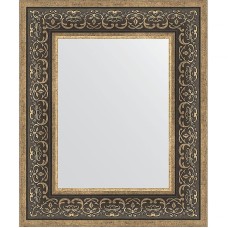 Зеркало Evoform Definite 59х49 BY 3032 в багетной раме - Вензель серебряный 101 мм