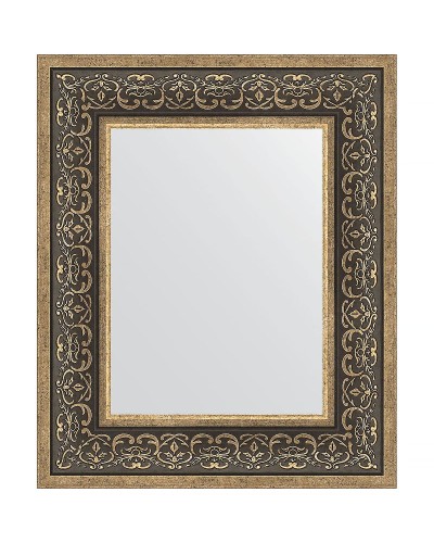 Зеркало Evoform Definite 59х49 BY 3032 в багетной раме - Вензель серебряный 101 мм