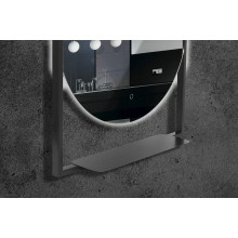 Зеркало Boheme Armadi Art Vallessi 80 550/2 с подсветкой Антрацит с сенсорным выключателем