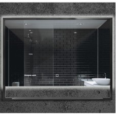 Зеркало Boheme Armadi Art Vallessi 80 551/2 с подсветкой Антрацит с сенсорным выключателем