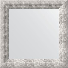 Зеркало Evoform Definite 70х70 BY 3153 в багетной раме - Волна хром 90 мм