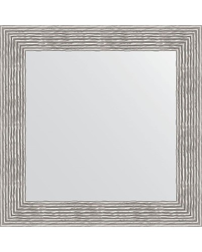 Зеркало Evoform Definite 70х70 BY 3153 в багетной раме - Волна хром 90 мм