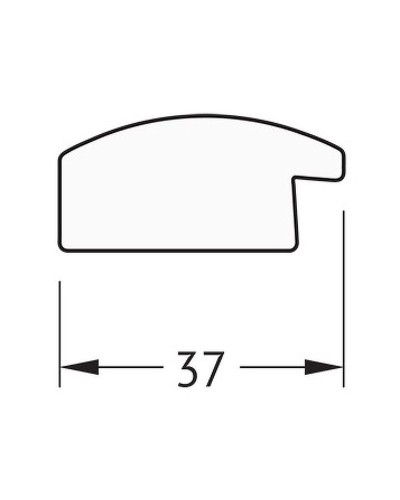 Зеркало Evoform Definite 70х50 BY 0628 в багетной раме - Бук 37 мм