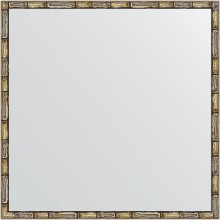 Зеркало Evoform Definite 67х67 BY 0660 в багетной раме - Золотой бамбук 24 мм