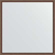 Зеркало Evoform Definite 68х68 BY 0654 в багетной раме - Орех 22 мм