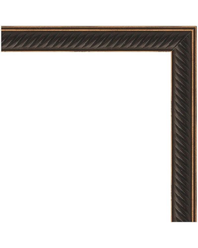 Зеркало Evoform Definite 68х68 BY 0658 в багетной раме - Витой махагон 28 мм