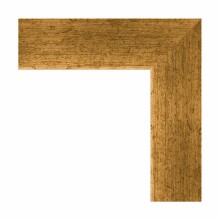 Зеркало Evoform Definite 64х64 BY 0616 в багетной раме - Травленое золото 59 мм