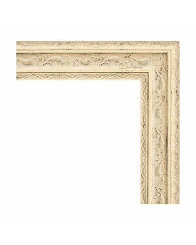 Зеркало Evoform Definite 63х63 BY 0780 в багетной раме - Слоновая кость 51 мм
