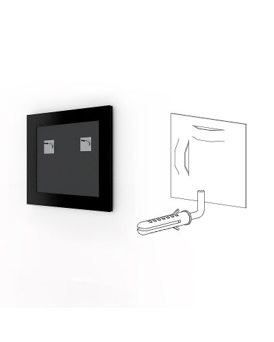 Зеркало Evoform Definite 66х66 BY 0784 в багетной раме - Орех 65 мм