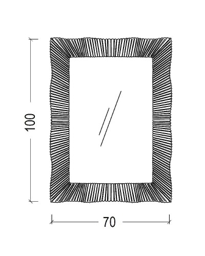 Зеркало Boheme Armadi Art NeoArt 70 563 с подсветкой Золото