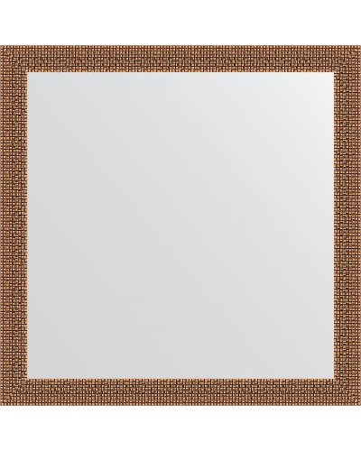 Зеркало Evoform Definite 71х71 BY 3227 в багетной раме - Мозаика медь 46 мм
