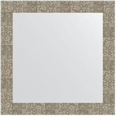 Зеркало Evoform Definite 66х66 BY 3148 в багетной раме - Соты титан 70 мм