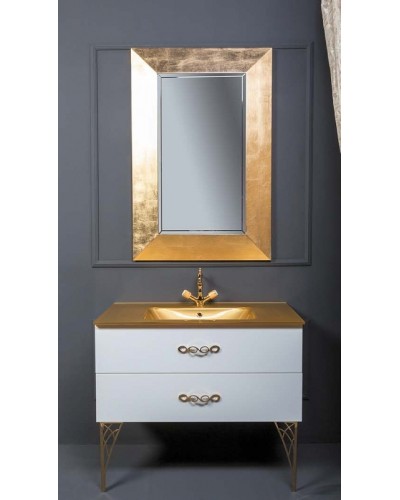 Зеркало Boheme Armadi Art NeoArt Chelsea 80 554 с подсветкой Золото