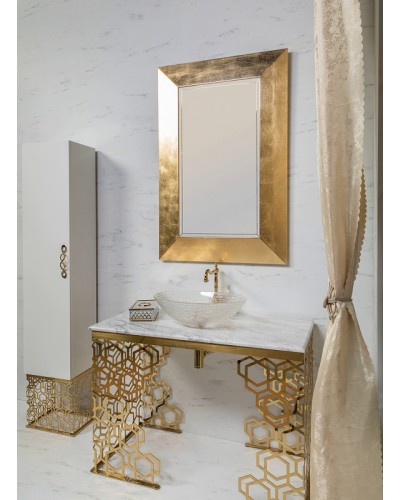 Зеркало Boheme Armadi Art NeoArt Chelsea 80 554 с подсветкой Золото