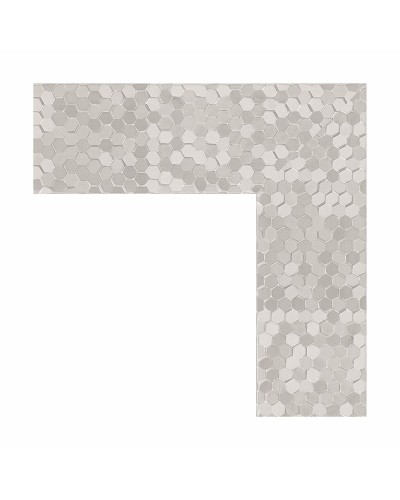 Зеркало Evoform Definite 156х76 BY 3339 в багетной раме - Соты алюминий 70 мм