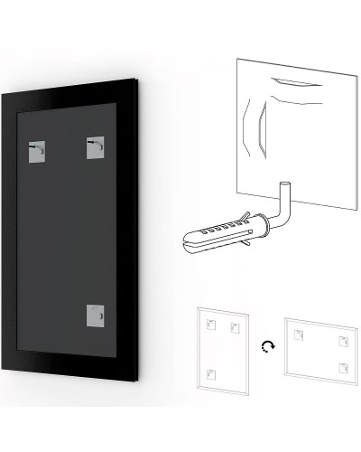 Зеркало Evoform Definite 76х56 BY 1001 в багетной раме - Состаренное золото 67 мм