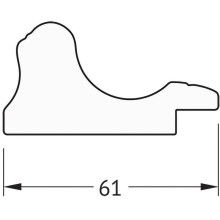 Зеркало Evoform Definite 74х74 BY 1028 в багетной раме - Золотой акведук 61 мм