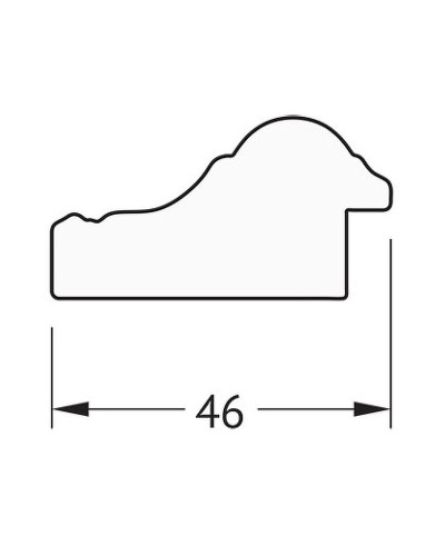 Зеркало Evoform Definite 72х72 BY 1022 в багетной раме - Бусы золотые 46 мм