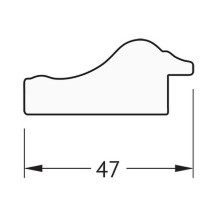 Зеркало Evoform Definite 72х72 BY 1023 в багетной раме - Сусальное золото 47 мм
