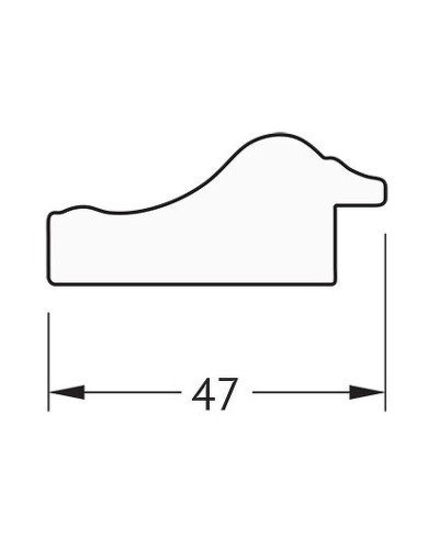Зеркало Evoform Definite 72х72 BY 1023 в багетной раме - Сусальное золото 47 мм
