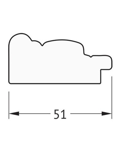 Зеркало Evoform Definite 73х73 BY 1025 в багетной раме - Слоновая кость 51 мм