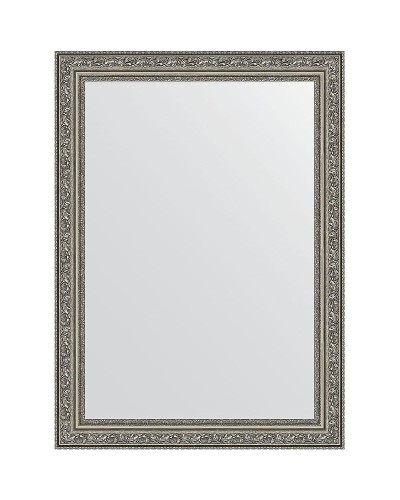 Зеркало Evoform Definite 74х54 BY 3040 в багетной раме - Виньетка состаренное серебро 56 мм
