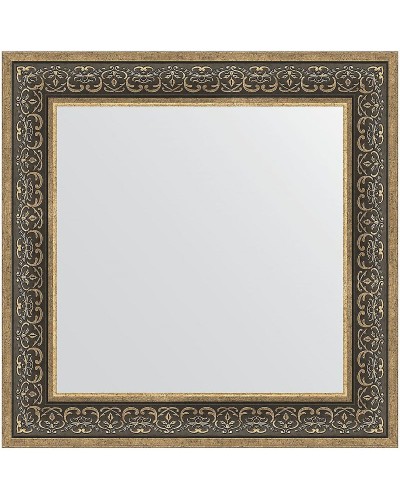 Зеркало Evoform Definite 73х73 BY 3160 в багетной раме - Вензель серебряный 101 мм