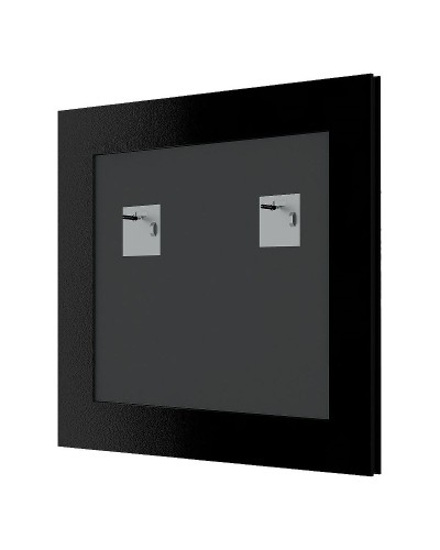 Зеркало Evoform Definite 73х73 BY 3160 в багетной раме - Вензель серебряный 101 мм