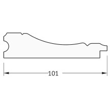 Зеркало Evoform Definite 73х73 BY 3160 в багетной раме - Вензель серебряный 101 мм