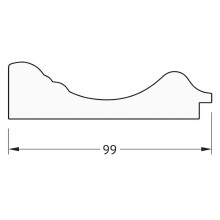 Зеркало Evoform Definite 72х72 BY 3157 в багетной раме - Травленая бронза 99 мм