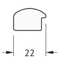 Зеркало Evoform Definite 98х48 BY 0690 в багетной раме - Махагон 22 мм