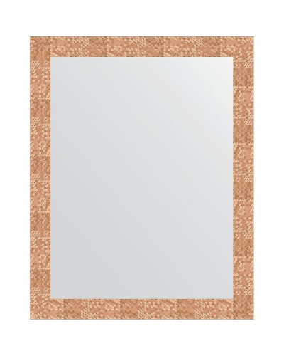 Зеркало Evoform Definite 96х76 BY 3274 в багетной раме - Соты медь 70 мм