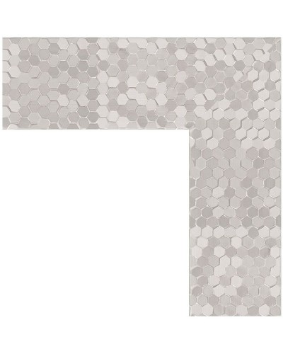 Зеркало Evoform Definite 96х76 BY 3275 в багетной раме - Соты алюминий 70 мм