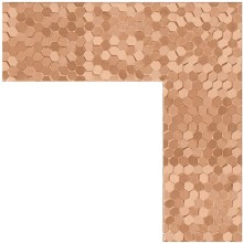 Зеркало Evoform Definite Floor 197х78 BY 6004 в багетной раме - Соты медь 70 мм