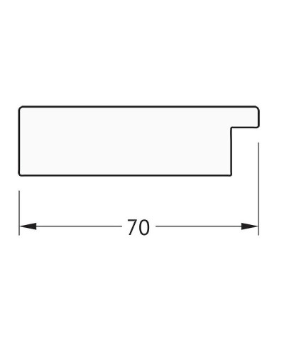 Зеркало Evoform Definite Floor 197х78 BY 6004 в багетной раме - Соты медь 70 мм