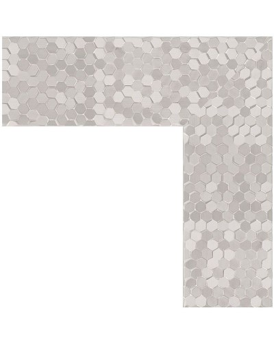 Зеркало Evoform Definite Floor 197х78 BY 6005 в багетной раме - Соты алюминий 70 мм