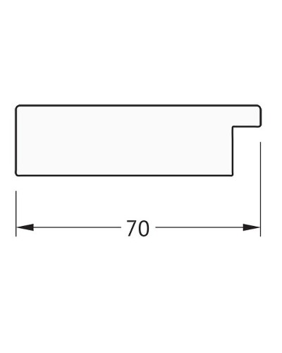 Зеркало Evoform Definite Floor 197х108 BY 6016 в багетной раме - Соты медь 70 мм