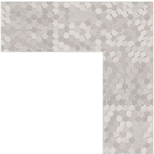 Зеркало Evoform Definite Floor 197х108 BY 6017 в багетной раме - Соты алюминий 70 мм