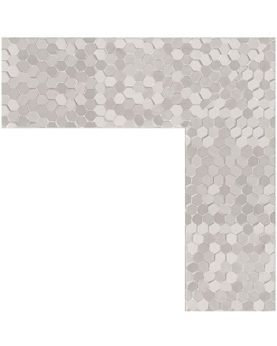 Зеркало Evoform Definite Floor 197х108 BY 6017 в багетной раме - Соты алюминий 70 мм