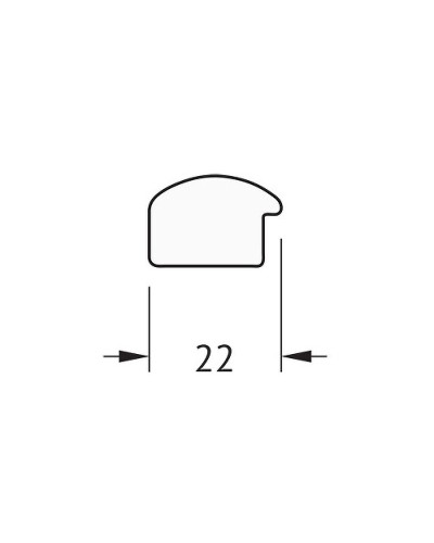 Зеркало Evoform Definite 78х58 BY 0636 в багетной раме - Вишня 22 мм