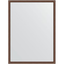Зеркало Evoform Definite 78х58 BY 0637 в багетной раме - Орех 22 мм