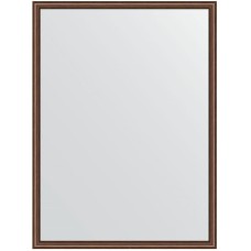 Зеркало Evoform Definite 78х58 BY 0637 в багетной раме - Орех 22 мм