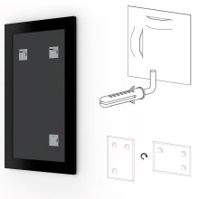 Зеркало Evoform Definite 84х64 BY 0650 в багетной раме - Травленое золото 59 мм