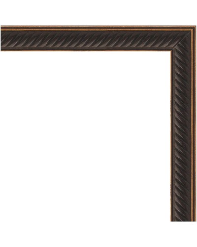 Зеркало Evoform Definite 78х58 BY 0641 в багетной раме - Витой махагон 28 мм