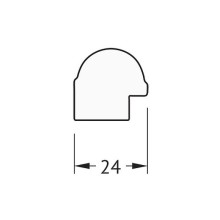 Зеркало Evoform Definite 77х57 BY 0643 в багетной раме - Золотой бамбук 24 мм