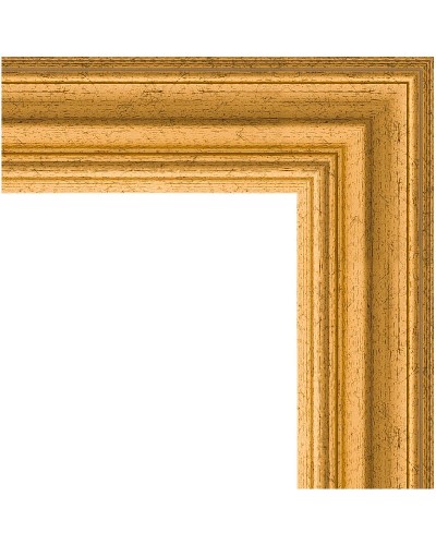 Зеркало Evoform Definite 76х76 BY 1031 в багетной раме - Состаренное золото 67 мм